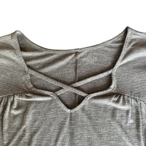 Lane Bryant Short Sleeve Greenish/Gray Top Size 18/20 thumbnail 4