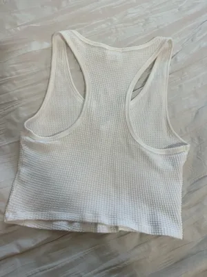 Aerie OFFLINE Waffle Knit Racerback Tank thumbnail 2
