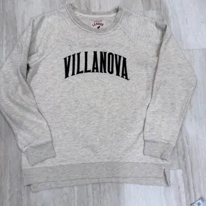 League Villanova Wildcats Sweatshirt Gray Heather Crewneck Medium Collegiate thumbnail 1