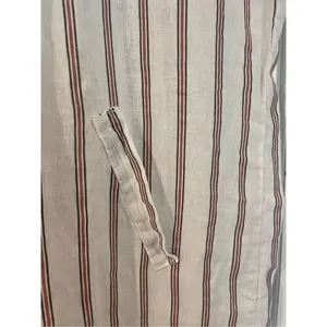 Viola Borghi made in Italy striped lace up tunic coverup thumbnail 6