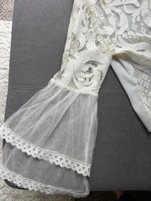 White lace blouse S thumbnail 3