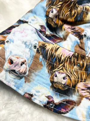 Highland Cow Print Bucket Hat thumbnail 2