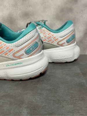 Brooks Glycerin 20 Women’s Wide Running Shoes Oyster/Latigo Bay/Coral Size 10.5D thumbnail 14