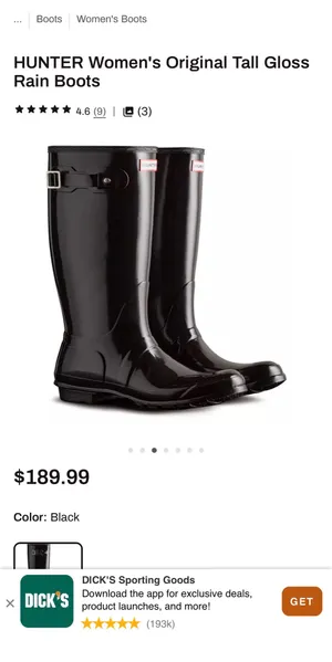 Hunter Boots thumbnail 2