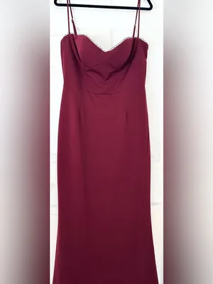 Katie May Yasmin Formal Gown – Bordeaux – XL thumbnail 6