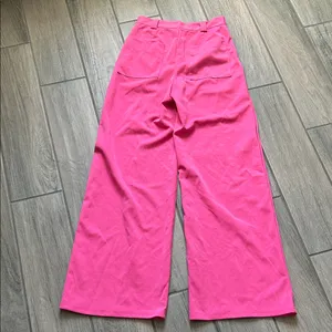 SHEIN Pink Wide-Leg Pants thumbnail 4