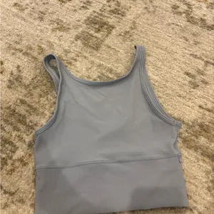 Lululemon Gray Ribbed Tank Top thumbnail 1