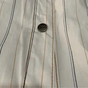 Jessie USA size large Striped Shirt with Butterfly Detail 90s y2k whimsigoth rod thumbnail 13