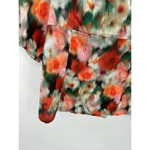 J.Crew Womens 2 Liberty Floral Cotton Top Square Neck‎ Puff Sleeve Blouse thumbnail 6