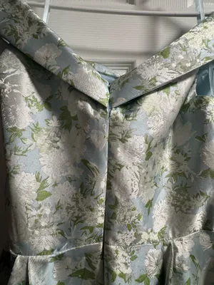 Wedtrend Floral Light Blue and Green Women's Bridesmaid/ Prom Dress thumbnail 7