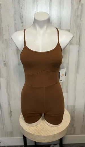 Glow mode brown jumpsuit romper Brown Size M thumbnail 1