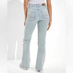 American Eagle Super Hi Rise Flare Jean in Blue Mist Next Level Stretch 18R NWT thumbnail 4