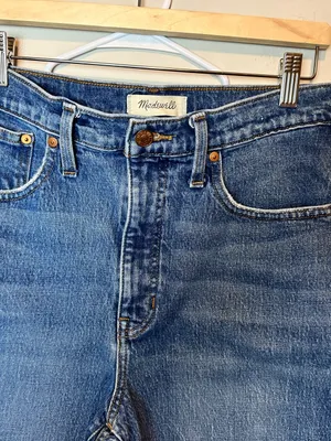 Madewell High-Rise Balloon Jeans in Ellisboro Wash Size 29 Cropped Retro thumbnail 4
