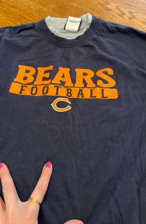Reebok Chicago Bears Long Sleeve Shirt thumbnail 4