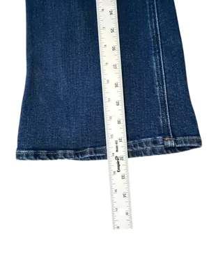 Quince Luna Stretch Flare Jeans Midnight Blue Women’s Size 31 x 32 High Rise thumbnail 13