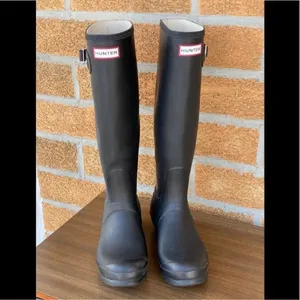 Hunter original stripe tall boots sz 8 thumbnail 2