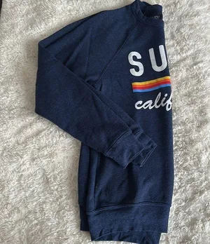 Curl Surf Crewneck Blue thumbnail 2