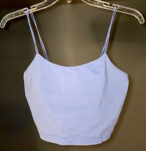 Periwinkle Forever 21 Crop Tank Top thumbnail 2
