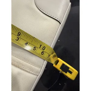 Vintage Coach Ivory Leather Satchel wide strap Tan‎ Interior thumbnail 9