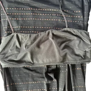 Vintage y2k‎ Alchemy Dress Sz 6 Whimsygoth Grunge Sheer Glitter Maxi thumbnail 5