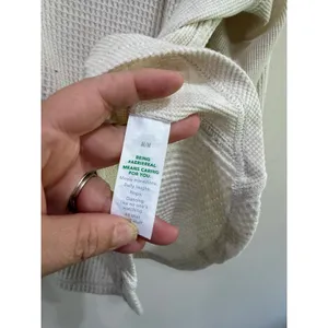 Aerie LumberJane Waffle Shirt Cream Ivory Oversized Button Down Top Medium thumbnail 5