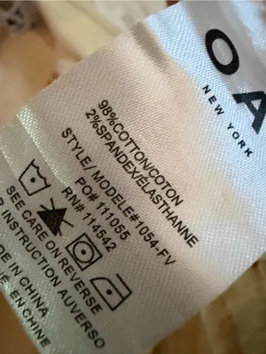 OAT New York Mid Rise Skinny Ankle Jeans Cream Ivory Size 28 thumbnail 6