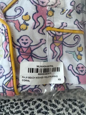 Roller Rabbit Palm Beach Monkey Polo Pajamas thumbnail 5