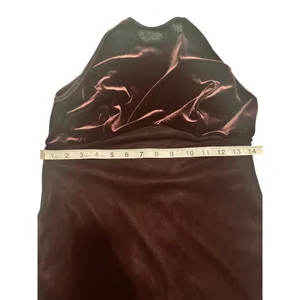 Y2K STEPPIN OUT Whimsigoth Fairy Grunge Burgundy Halter Dress in Sz 3/4 thumbnail 5