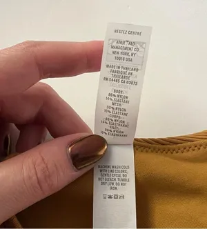 OFFLINE By Aerie Ribbed Plunge Sports Bra in Honey Size M New thumbnail 8