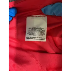 Nike Dri-FIT Tennis Skort Girls L 1 White Coral Pink Built-In Shorts Athletic thumbnail 4