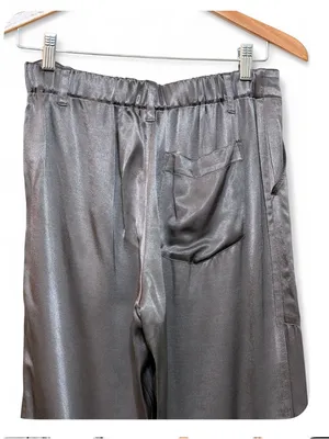 Young Fabulous & Broke (YFB) Women’s Satin Gray Cargo Pants Size Small thumbnail 11