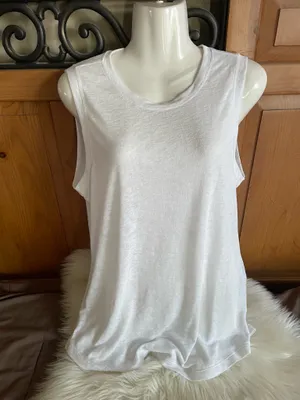 Athleta Breezy Tank Top White  thumbnail 4