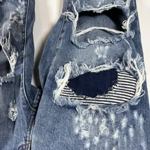 One By One Teaspoon Trashed Free Birds Distressed Low Rise Medium Wash Jeans 24‎ thumbnail 5
