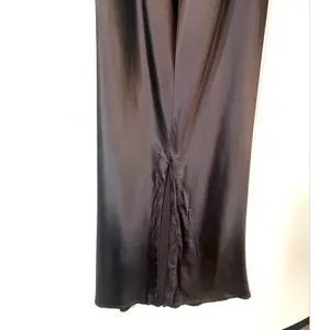 Retrofête Ester Brown Satin Tie Back Sheath Formal Dress, Prom Wedding Large thumbnail 10