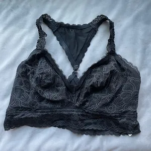 aerie black bralette  thumbnail 1