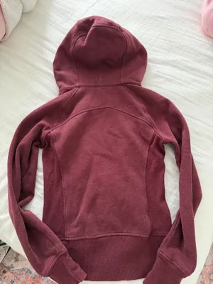 Lululemon Scuba Full-Zip Maroon Size 2  thumbnail 3