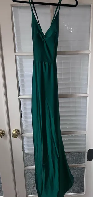 Jessica Angel Green prom dress thumbnail 1
