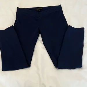 ActiveUSA szL blue elastic wrap front waist leggings great closet staple GUC thumbnail 2