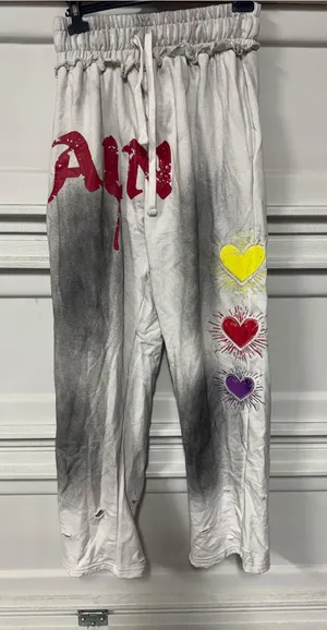 FROM THE TRENCHEZ "WITH PAIN" WHITE Set - Jacket & Sweatpants XL New thumbnail 1