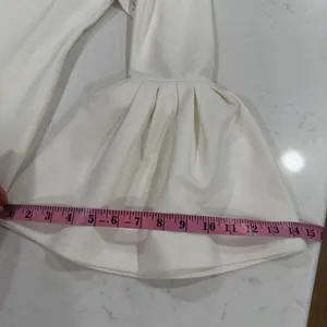 Just Me Elegant White Bell Sleeve Dress thumbnail 10