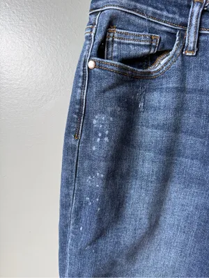 Judy Blue Los Angeles Mid Rise Blue Skinny Jeans Size 7/28 thumbnail 2