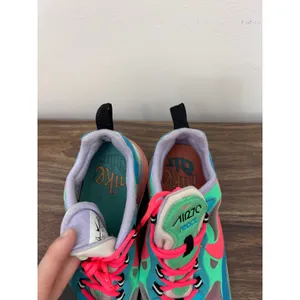 Nike Air Max 270 React Hyper Jade Frosted Spruce Blue Pink AT6174-300 Womens 7.5 thumbnail 7