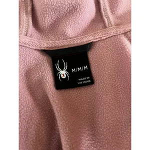 Spyder Pink Full Zip Fleece Hoodie Jacket sz Medium Ski Gorpcore Softshell Layer thumbnail 2