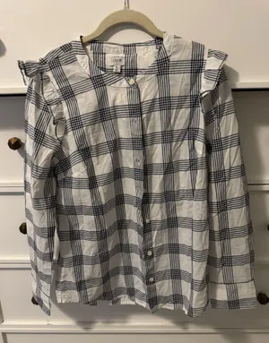 J.Crew Top Women’s White Button-Up thumbnail 1