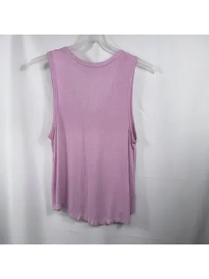 We The Free Purple Scoop Neck Tank Top Small thumbnail 6