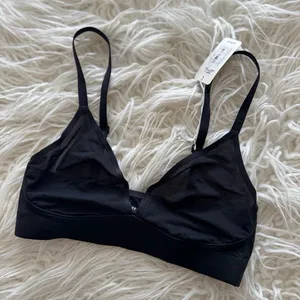 Aerie Smoothez Mesh Bralette True Black Size XS thumbnail 2