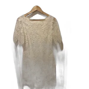 Anthropologie Women’s White Charleston Lace Mini Dress size Us 10 thumbnail 3