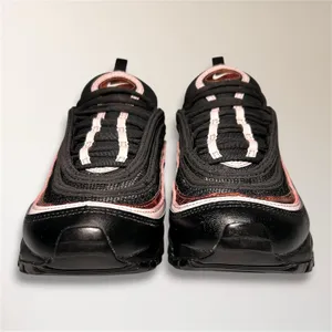 Nike‎ Air Max 97 Black Pink Rose Gold Sneakers Air Cushion Womens 7 CU4751-001 thumbnail 5