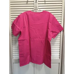Encompass Scrub Top Pink Scoop Neck Size S/M NWT Short Sleeve Medical Work‎ thumbnail 5