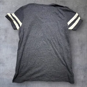 NFL Team Apparel Chicago Bears Womens V-Neck Graphic T-Shirt Heather Navy Small thumbnail 2
